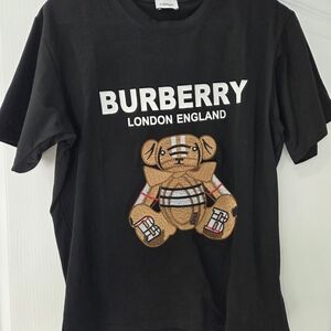 Burberry Black T-Shirt with Bear Patch